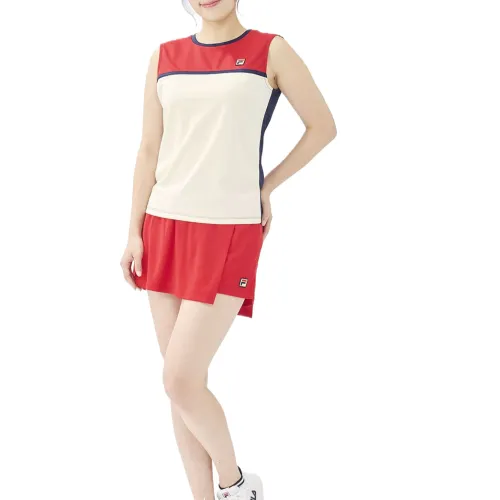 FILA Shirts Women's Red Crew Neck Moderate Other