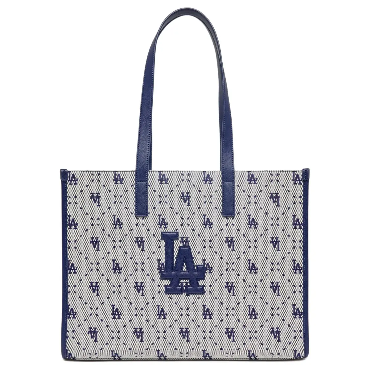 MLB Los Angeles Dodgers SS23 Polyester Tote Bag, Shopping Bag, Handbag, Shoulder Bag Large Women's Blue