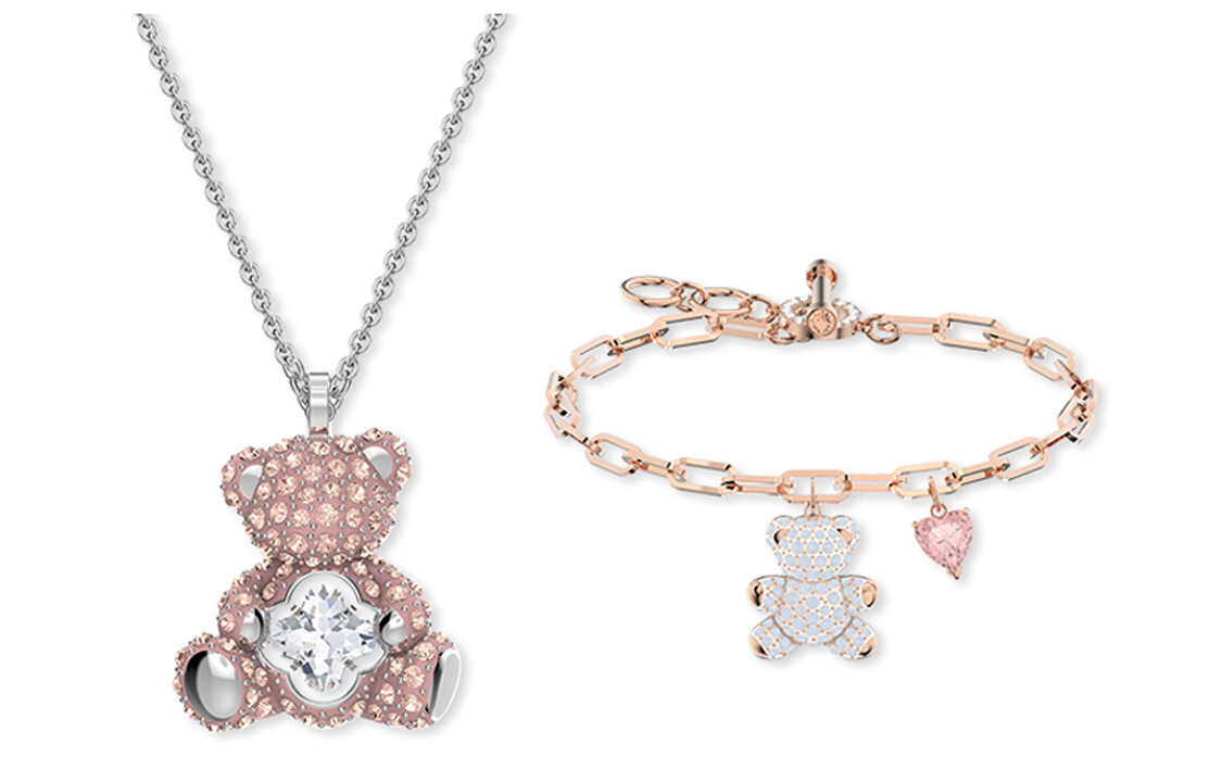 Женские ожерелья Swarovski TEDDY (серебристый) — фото 1