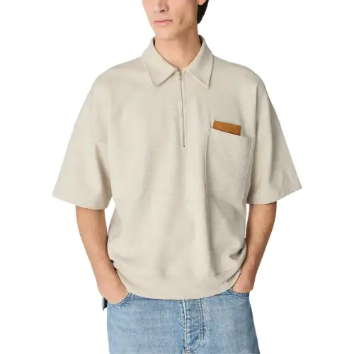 Bottega Veneta Regular Fit Short Sleeved Polo Shirt