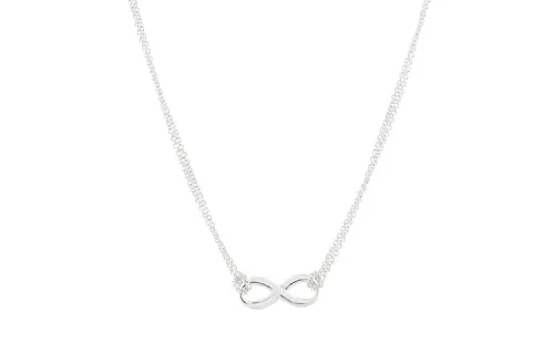 TIFFANY & CO. Infinity Series 925 Sterling Silver Necklaces Women's Silver