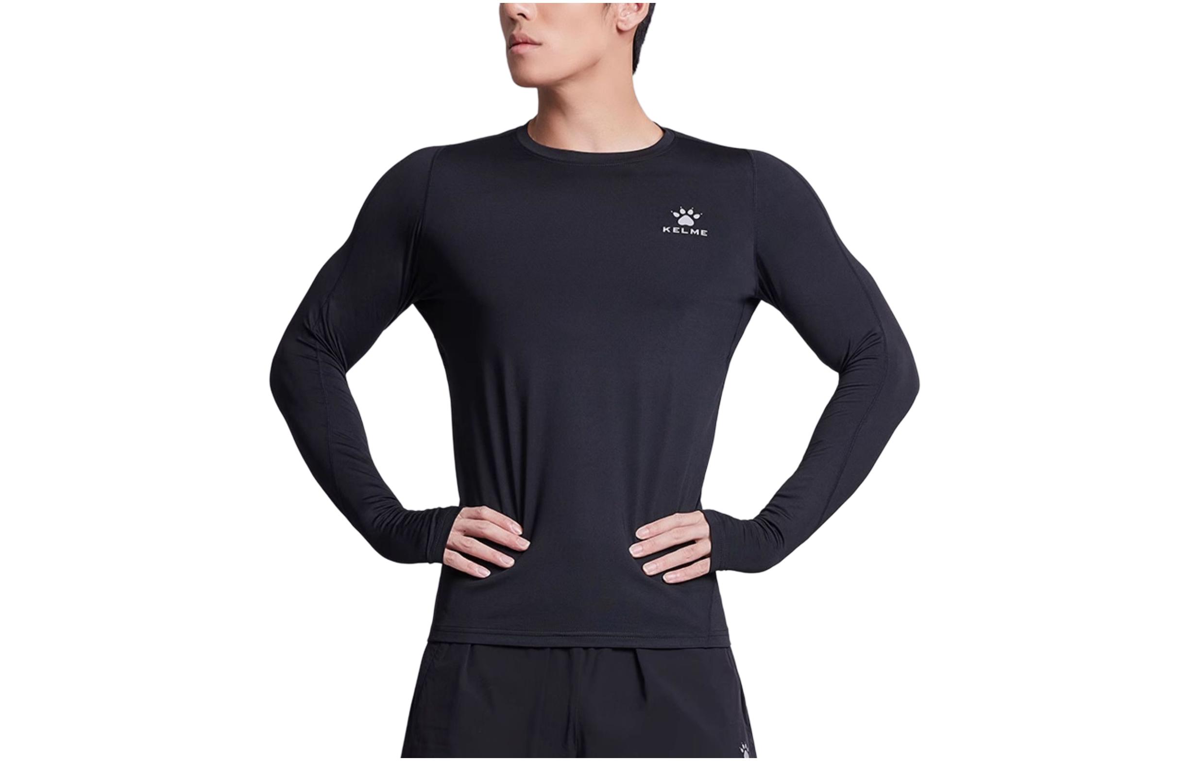 KELME Fitness Clothing Men’s Thickened And Fleece Lined Straight Fit