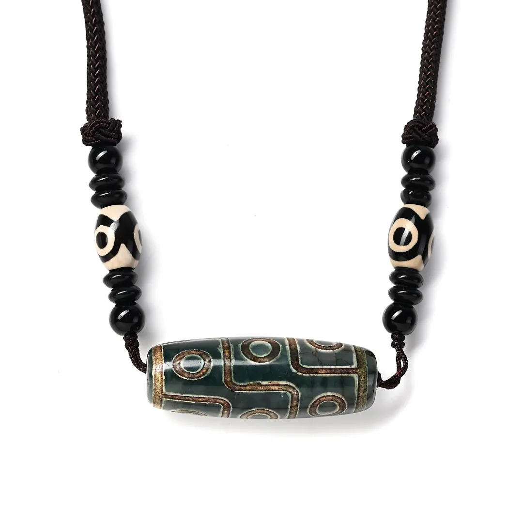 Abby's Wonderland Agate Jade Necklaces Unisex