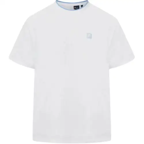 FILA Tennis Tops Unisex White Crew Neck Moderate