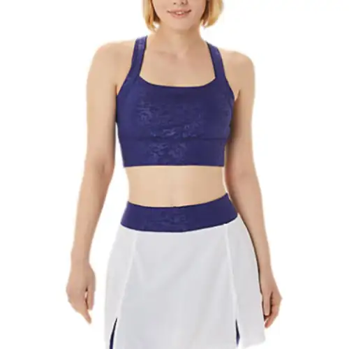 Asics WOMEN'S NEW STRONG 92 PRINTED BRA Sports Underwear Women's Diving Blue