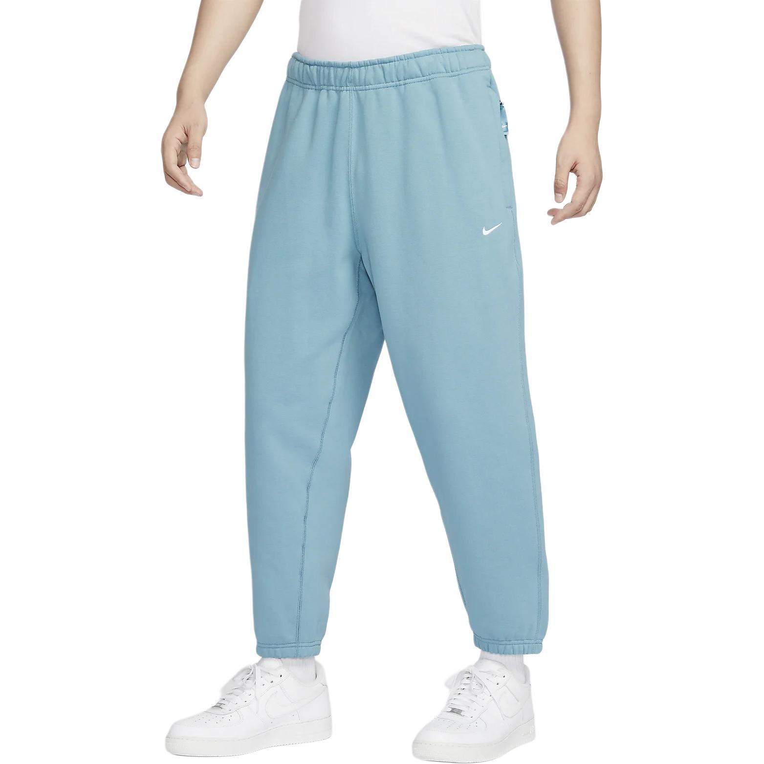 Мужские штаны Nike Nike Solo Swoosh / (сине-зеленые)