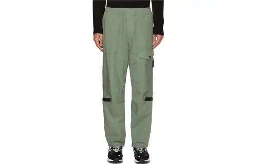 STONE ISLAND Cargo Pants Men's Green