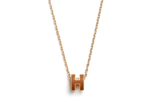 HERMES POP H Necklaces Unisex Gold