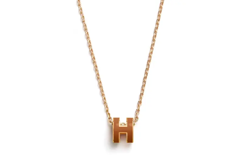 HERMES POP H Necklaces Unisex Gold