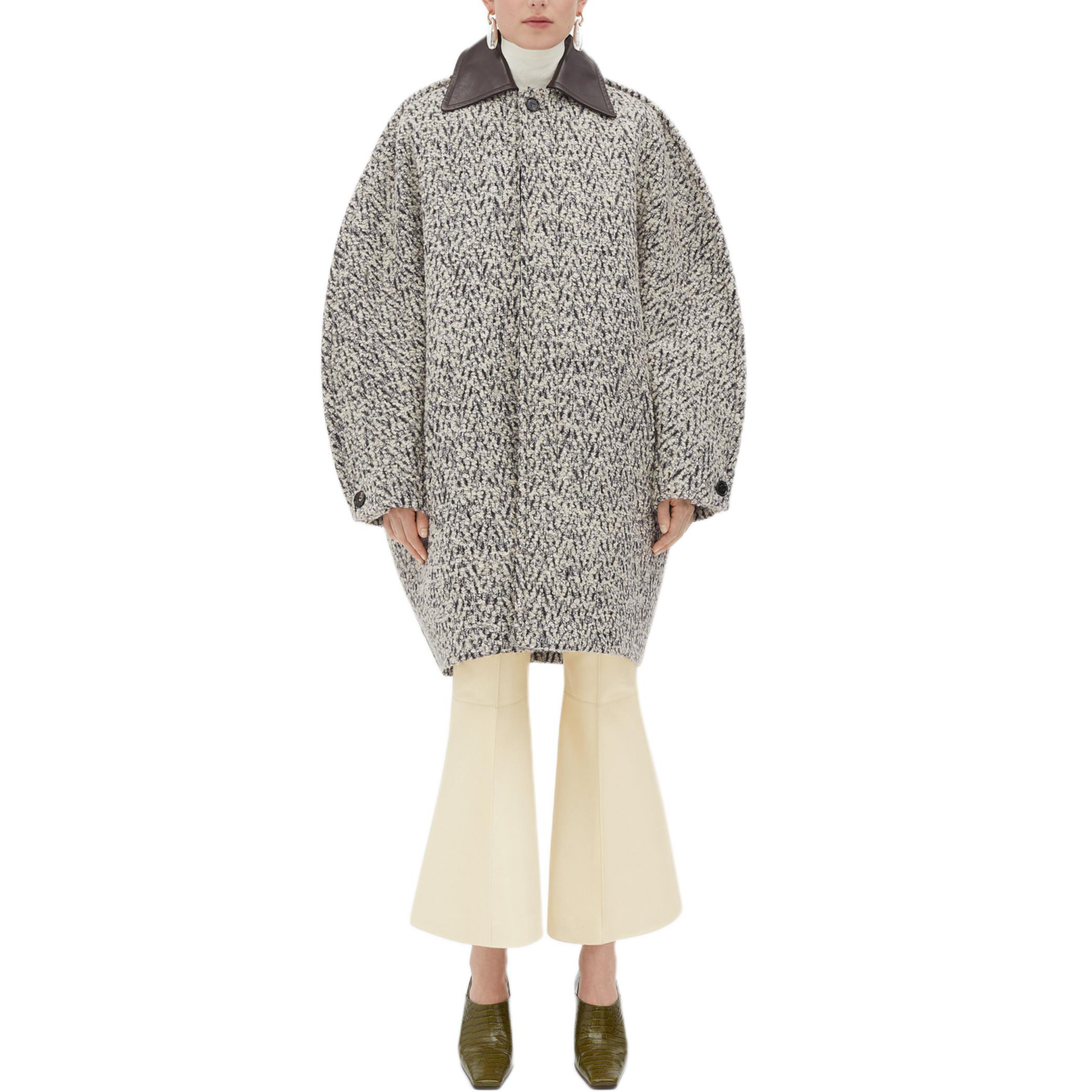 Bottega Veneta Buttoned Relaxed Fit Coat