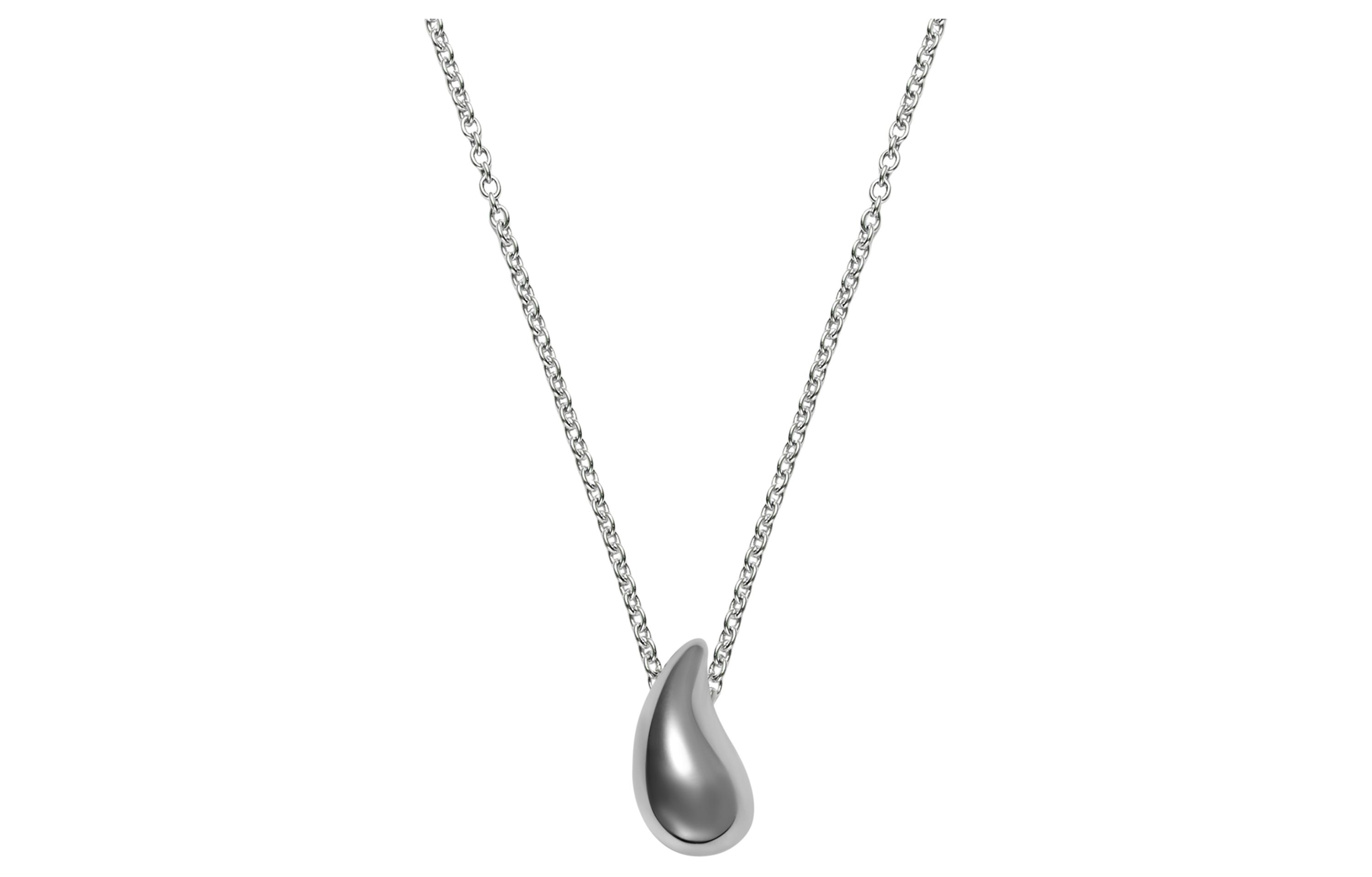 Женская цепочка TIFFANY Elsa Peretti Teardrop (серебристая)