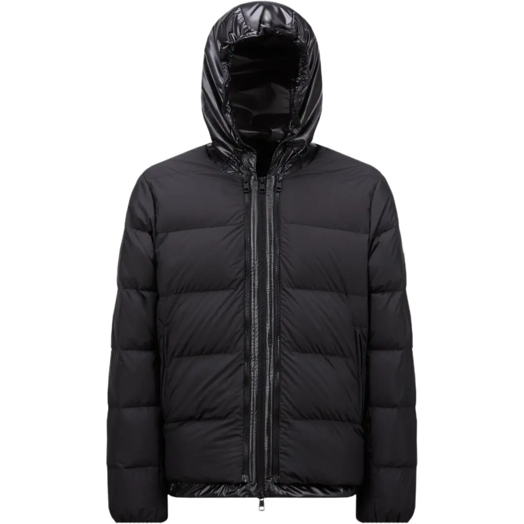 Moncler Zip Up Hooded Puffer Jacket