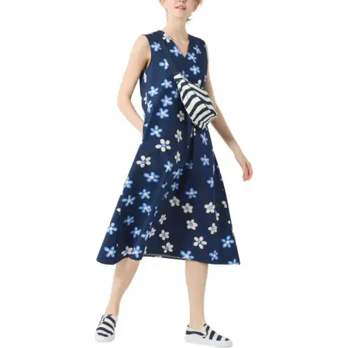 UNIQLO Sleeveless Dress Women's Dark Blue