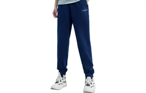 Anta Knitted Sweatpants Men's Blue