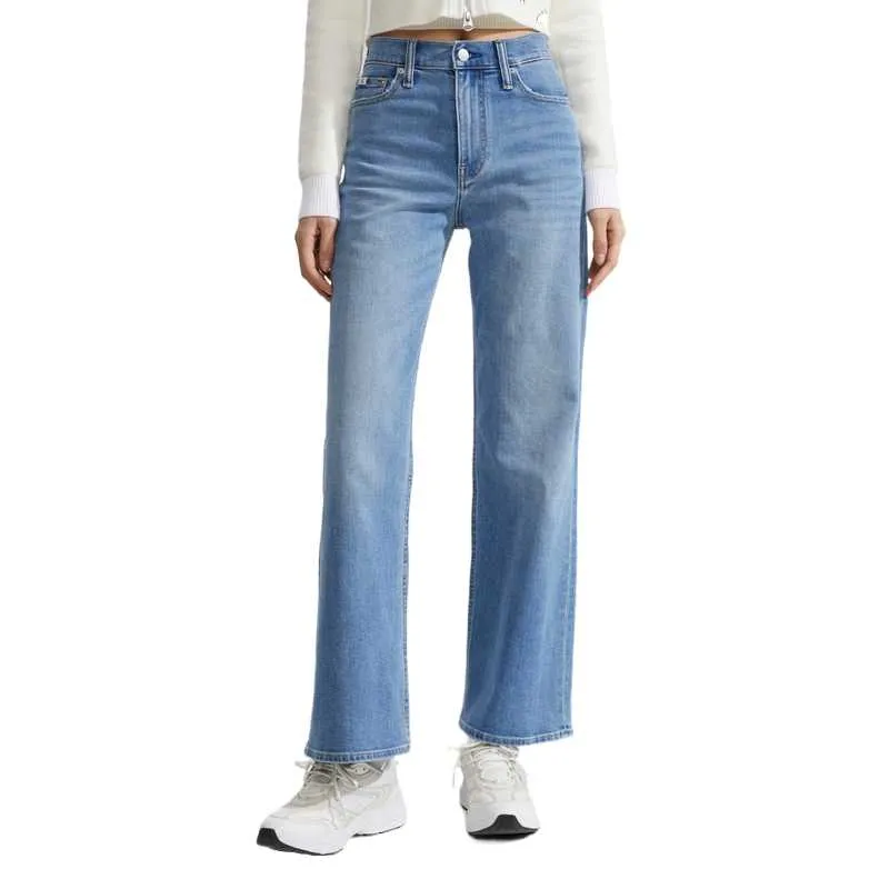 CALVIN KLEIN SS24 Series Jeans Women's Denim Light Blue