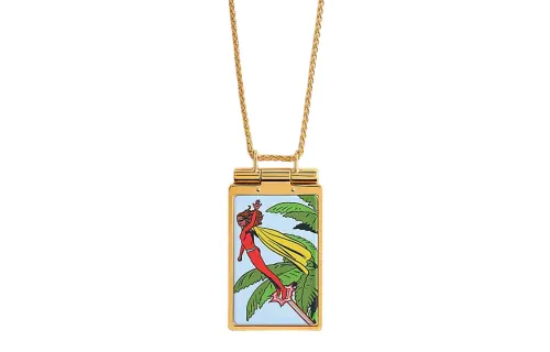 HERMES Necklaces Women's Gold