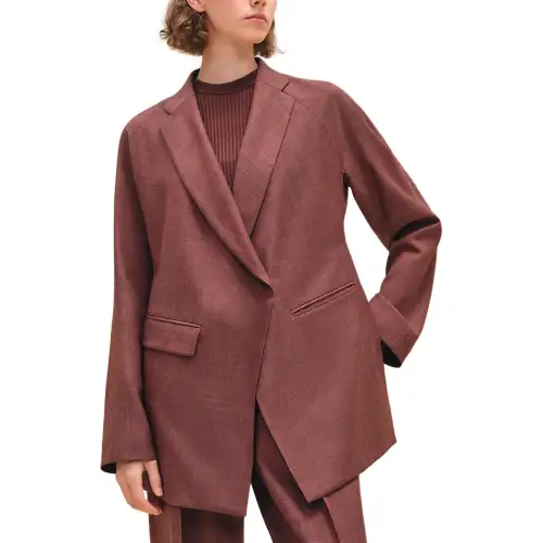 HERMES Business Suit Coat Women's Hermes Red
