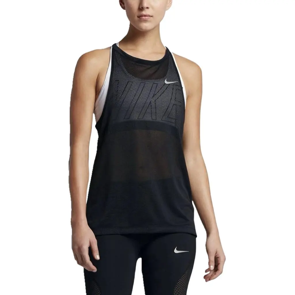 Nike Sleeveless Sports Shirts Women's Black Racerback