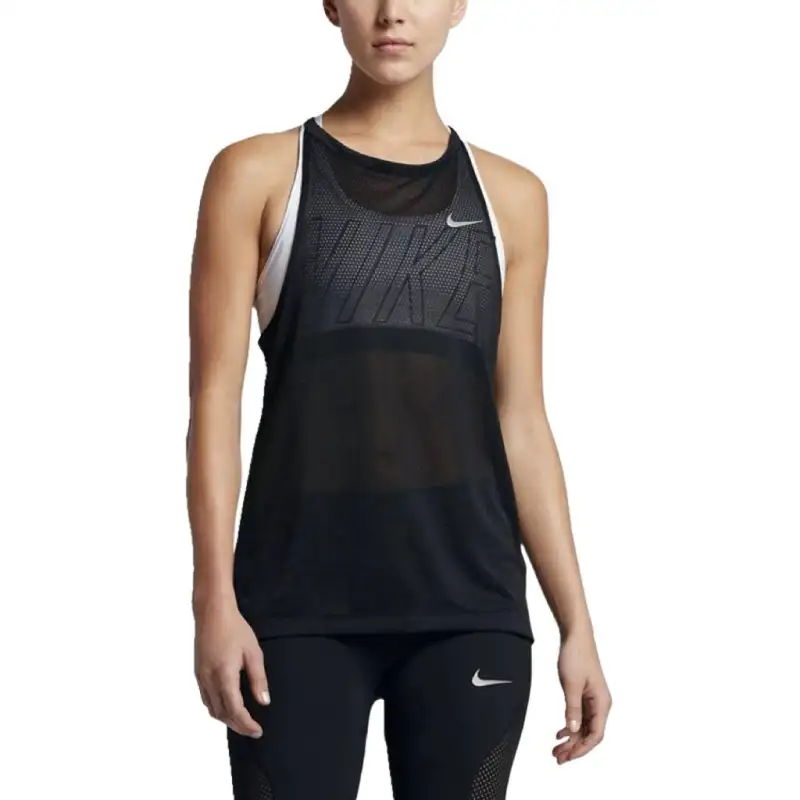 Nike Sleeveless Sports Shirts Women's Black Racerback