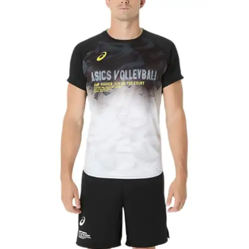 Asics T Shirt Men's Black White