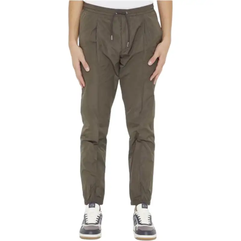 DIOR Casual Pants Men's Brown Moderate Straight Fit Pants