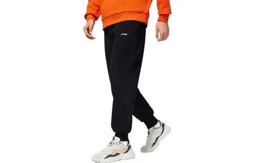 Li Ning Knitted Sweatpants Men's Black