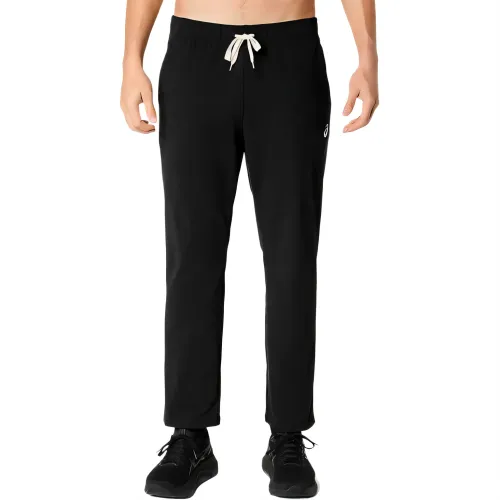 ASICS Knitted Sweatpants Men's Black Moderate Straight Fit Pants