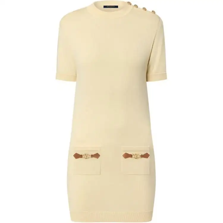 LOUIS VUITTON Dauphine Tab Knit Dress