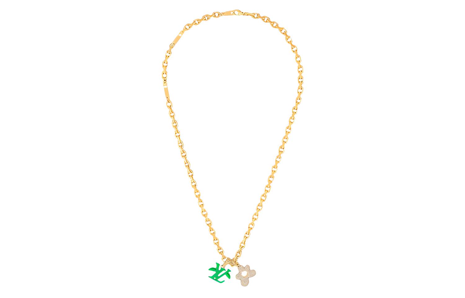 Женское necklace Louis Vuitton BLOOMING (золотое)