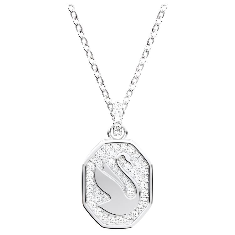 Женская цепочка Swarovski Swan (серебристая)