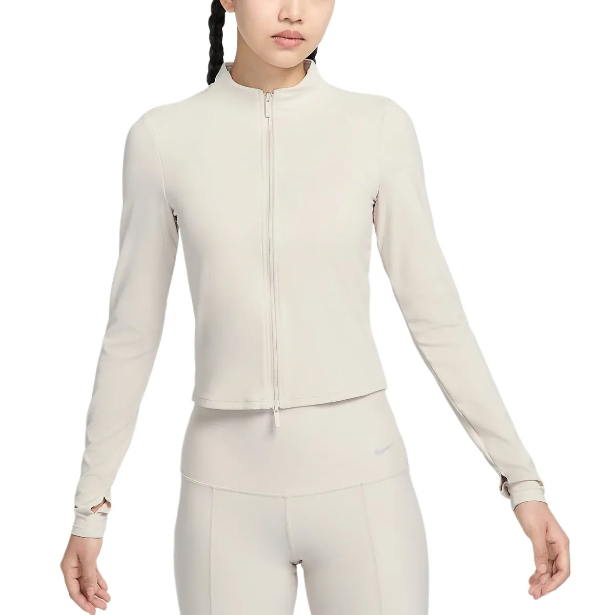Nike ZenvyDri Fit Jackets & Coats Women's Light Earth Umber/White