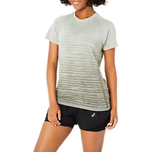 Asics T Shirt Women's Mantel Green/Olive Gray