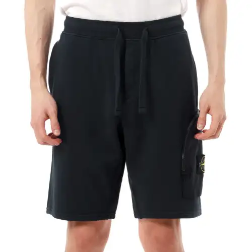 STONE ISLAND Logo Patch Drawstring Shorts