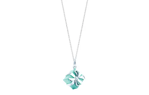 TIFFANY & CO. Sterling Silver Enamel Necklaces Women's Silver