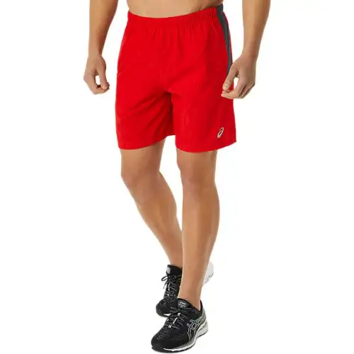 Asics PR LYTE Casual Shorts Men's Fire Red Print/Gray Carrier