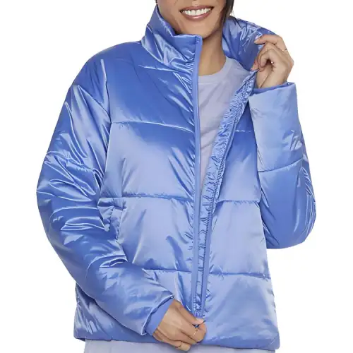 Skechers GOWALK Diamond Slope Jacket Jackets & Coats Women's Periwinkle