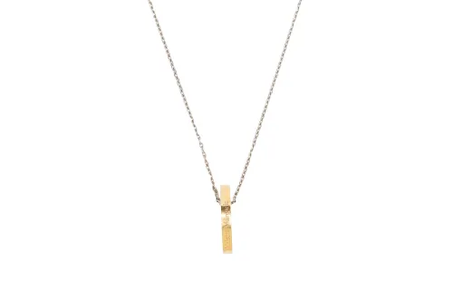 Maison Margiela logo-engraved pendant necklace