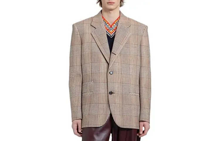 Bottega Veneta SS24 Business Suit Coat Men's Beige