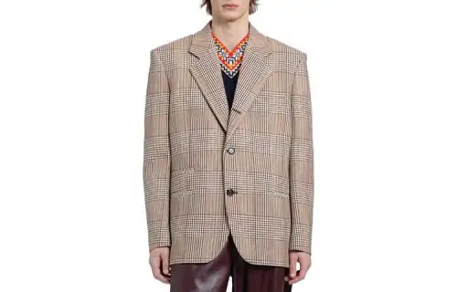 Bottega Veneta SS24 Business Suit Coat Men's Beige