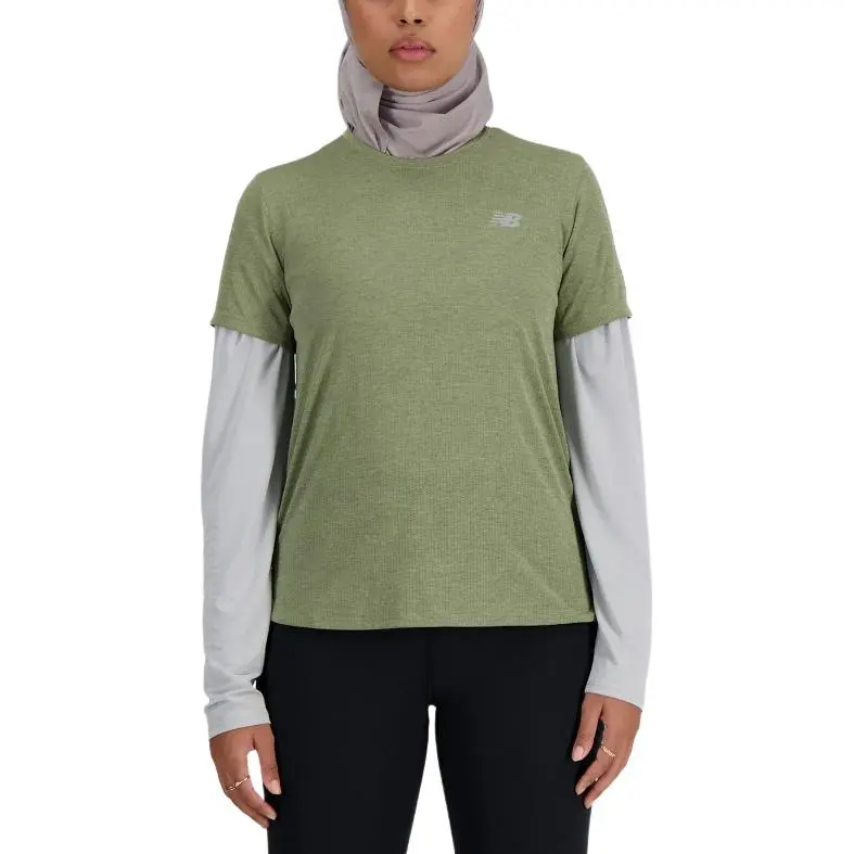 New Balance T Shirt Women's Olive Green