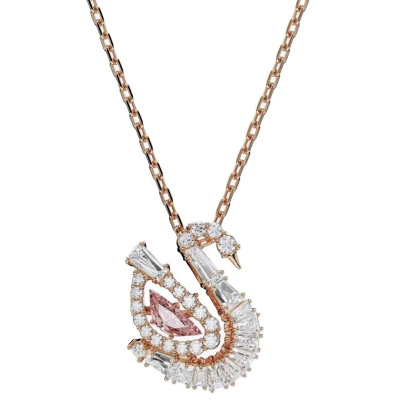 Swarovski Swan Pendant Necklace