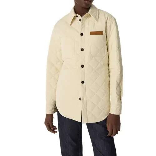 Bottega Veneta SS25 Jackets & Coats Women's Sea Salt Color