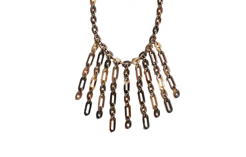 HERMES Resille Necklaces Women's Multicolor