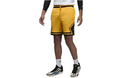 Jordan Sport Dri FIT Diamond Shorts Casual Shorts Men's Yellow