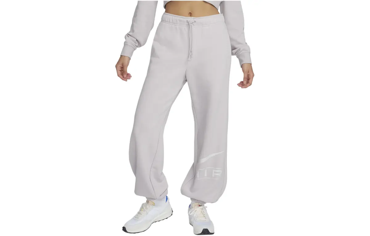 Nike Knitted Sweatpants Women's White Gold Purple