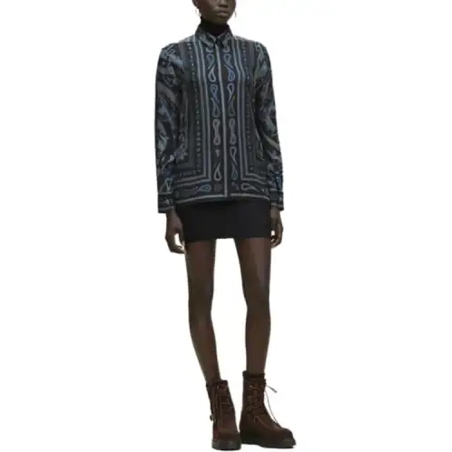 HERMES Shirt Women's Black Vanilla