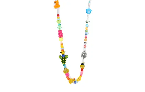A BATHING APE Brand Logo Necklaces Women's Silver