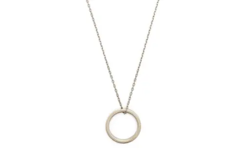 Maison Margiela Ring Pendant Detailed Necklace