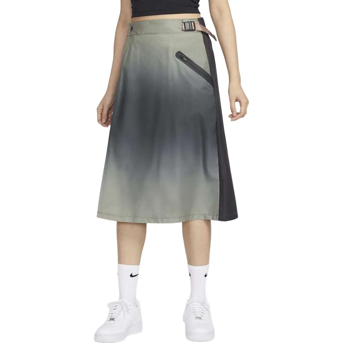 Nike Sportswear Tech Pack Casual Long Skirt Women's Dark Smoke Gray