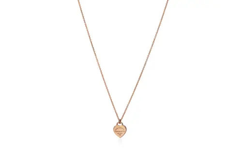 TIFFANY & CO. Return To Tiffany Collection 18K Rose Gold Necklaces Women's